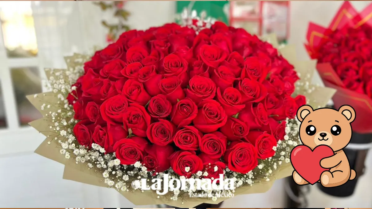 Edomex sostiene demanda nacional de flor este 14 de febrero