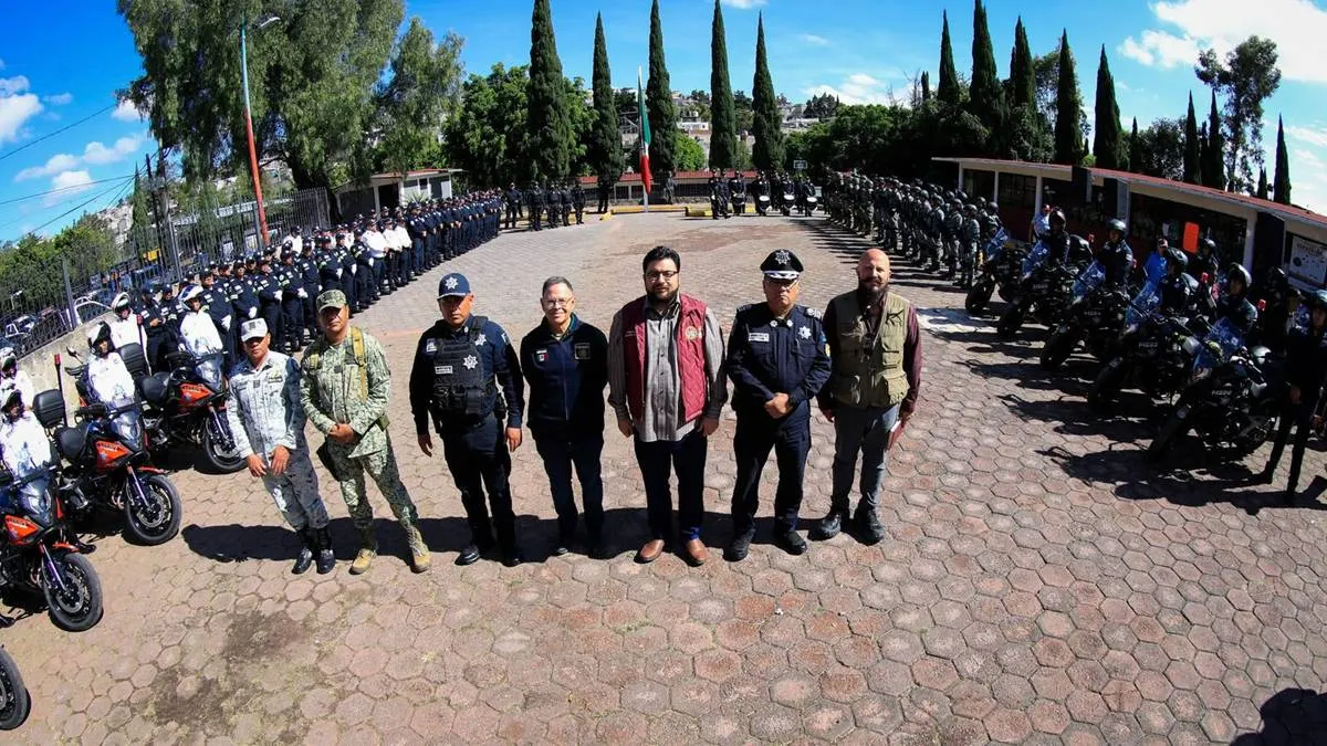 Naucalpan: Realizan equipamiento a la guardia municipal