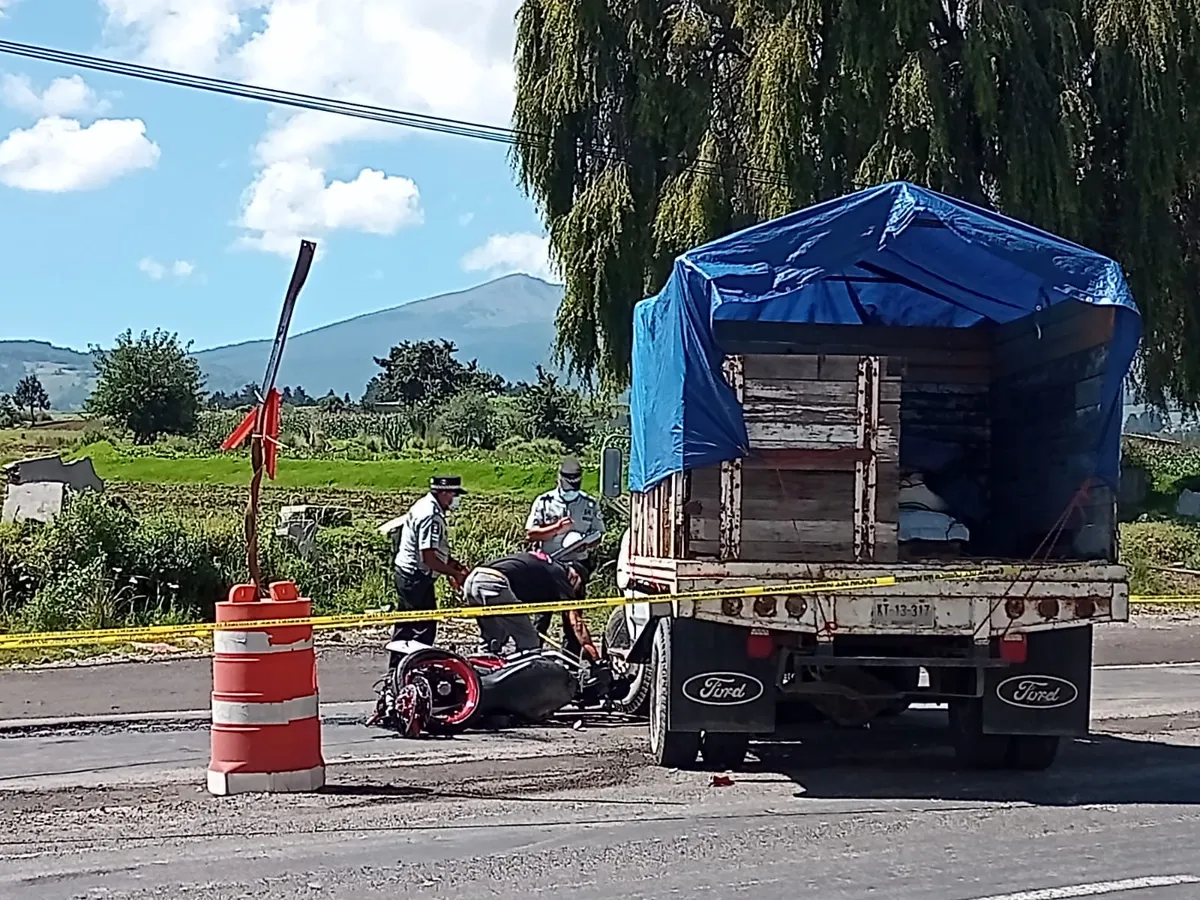 accidente en moto