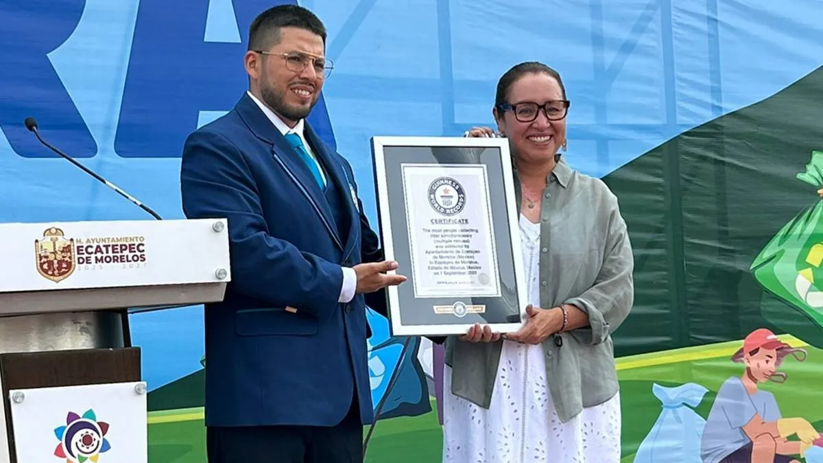 Ecatepec entra a Guinness con 148 mil personas recolectando basura