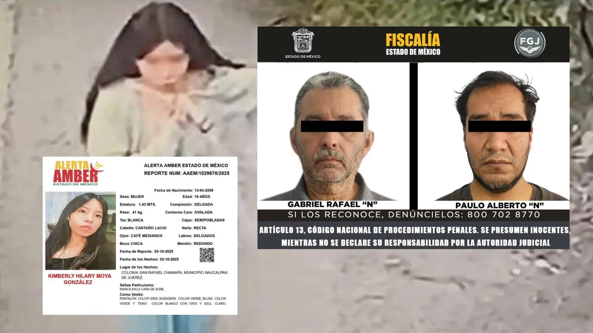 Detienen a dos implicados en desaparición de Kimberly, estudiante del CCH Naucalpan