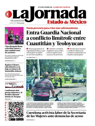 La Jornada Edomex | 04 de agosto de 2025