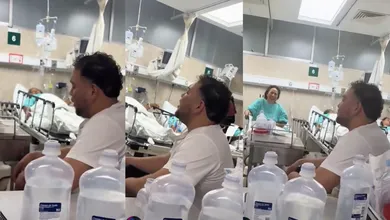 El gesto fue bien recibido por pacientes y familiares, quienes por unos minutos dejaron de lado la preocupación para disfrutar del momento.