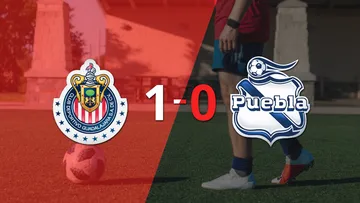 Puebla no pudo con Chivas y cayó 1-0