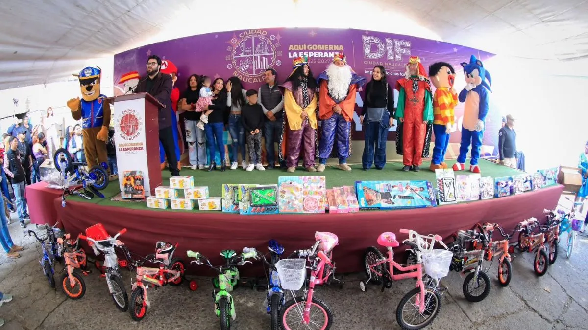 Gobierno de Naucalpan sigue festejando a miles de niñas y niños en el marco del Día de Reyes