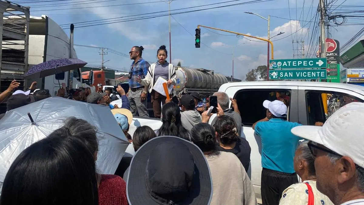 Vecinos de Chicoloapan exigen agua; OPDAPAS informa que se quemó bomba