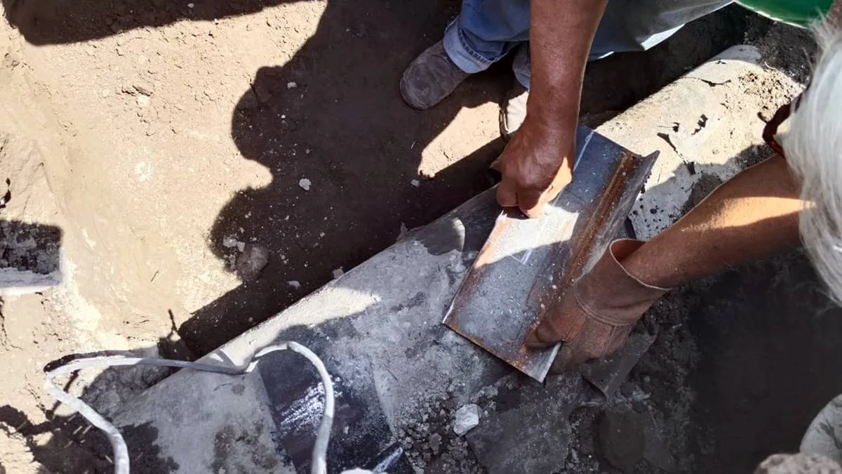 Sapase repara fugas de agua potable en tres colonias de Ecatepec
