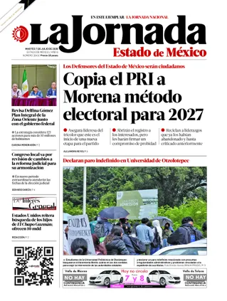 La Jornada Edomex | 07 de julio de 2026