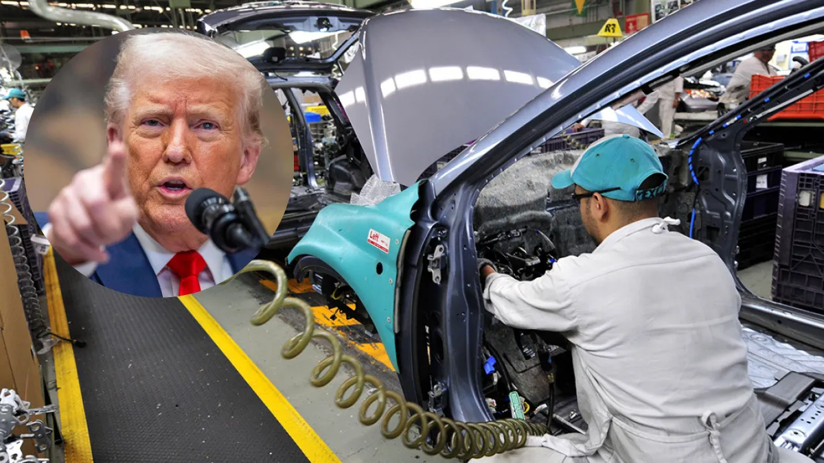 El magnate hizo ayer el anuncio de nuevos gravámenes a México, Canadá y China en el salón Roosevelt de la Casa Blanca.
