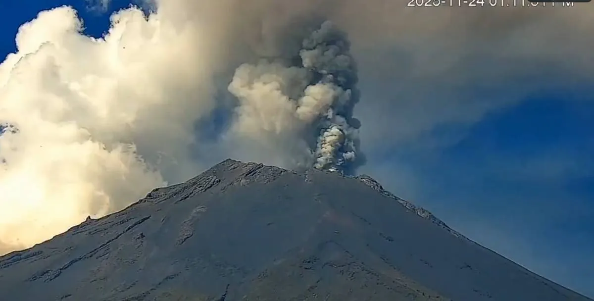 Volcán Popocatépetl entra en amarillo Fase 2, habrá caída de ceniza en CDMX