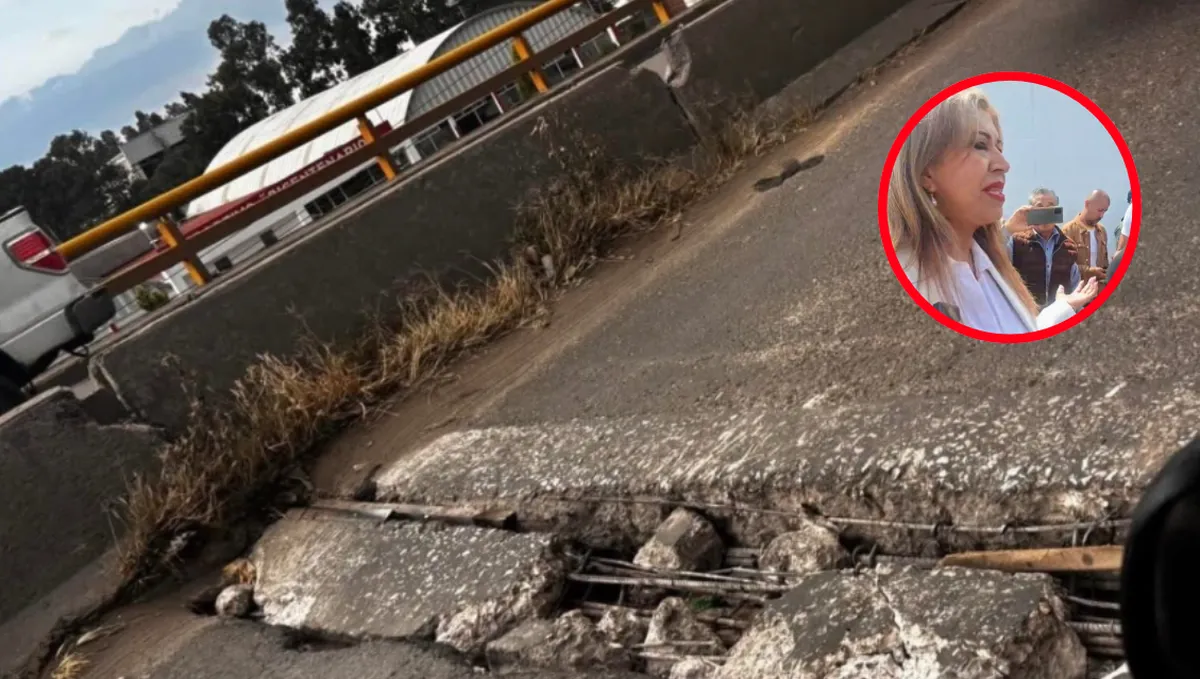 Cierran Puente Madero en Cuautitlán por riesgo estructural