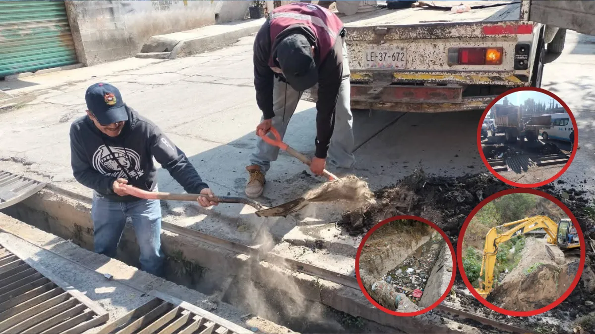 En La Paz realizan limpieza de barrancas para evitar desbordamientos por lluvias