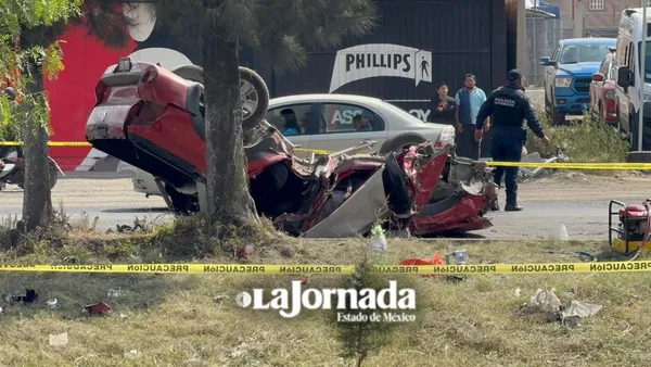 Choque deja un muerto y tres heridos en la Texcoco-Lechería