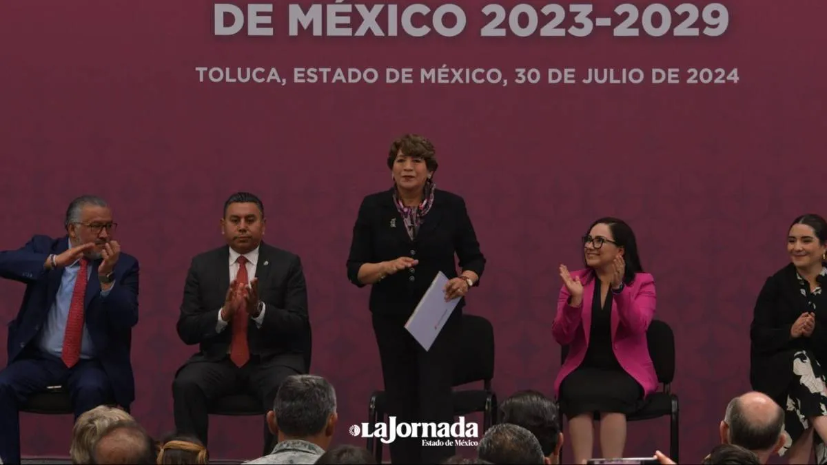 Destaca Delfina Gómez Plan de Desarrollo Estatal 2023-2029, que prevé seguimiento y alineación con presupuestos