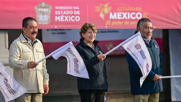 Gobierno de Delfina Gómez envía 15 toneladas de ayuda humanitaria y víveres a Hidalgo