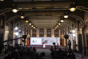 La presidenta Claudia Sheinbaum durante su conferencia matutina sobre la atención a familiares de desaparecidos.