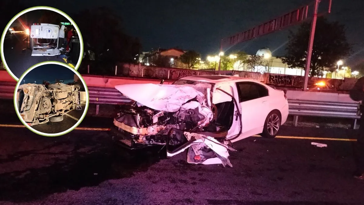 Choque y volcadura dejan dos mujeres muertas en la México-Pachuca