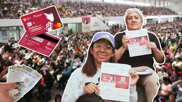 Entrega de tarjetas del programa Mujeres con Bienestar Edomex 2026 en los módulos del Estado de México este viernes 15 de mayo.