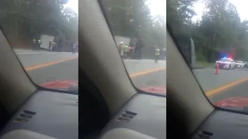 Tráiler vuelca en la Toluca-Zitácuaro y provoca caos vial [VIDEO]
