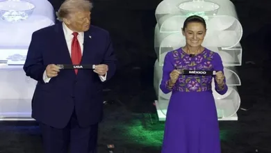Sheinbaum y Trump coincidieron en el sorteo del Mundial 2026 celebrado en el Kennedy Center.