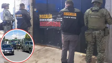 Operativo en Acolman termina con inmueble asegurado; encontraron armas y droga