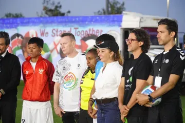 U2 sorprende en Texcoco durante la final de la Street Child World Cup 2026