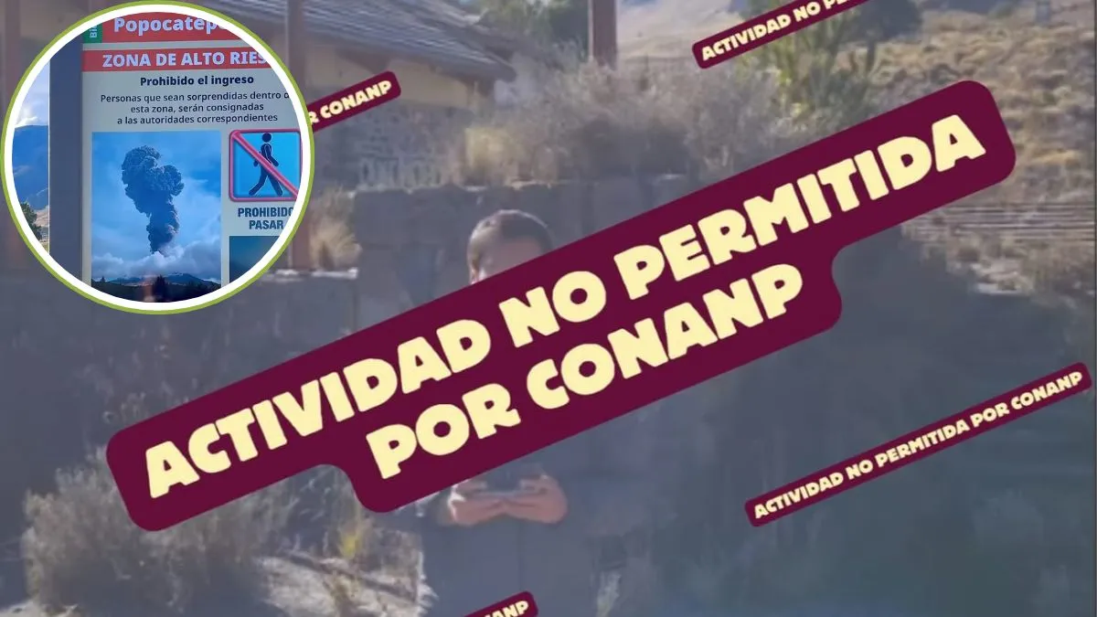 CONAMP exhorta a visitantes a no ingresar a zona restringida en Izta-Popo