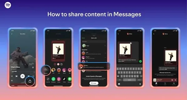 La nueva herramienta permitirá a los usuarios chatear y compartir música con personas con las que hayan interactuado en la plataforma.