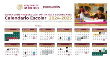 Lanza SEP calendario escolar 2024-2025