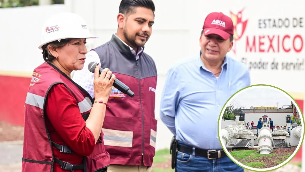 Delfina Gómez reactiva Planta Zaragoza en Nezahualcóyotl; mejorará suministro de agua a 430 mil habitantes