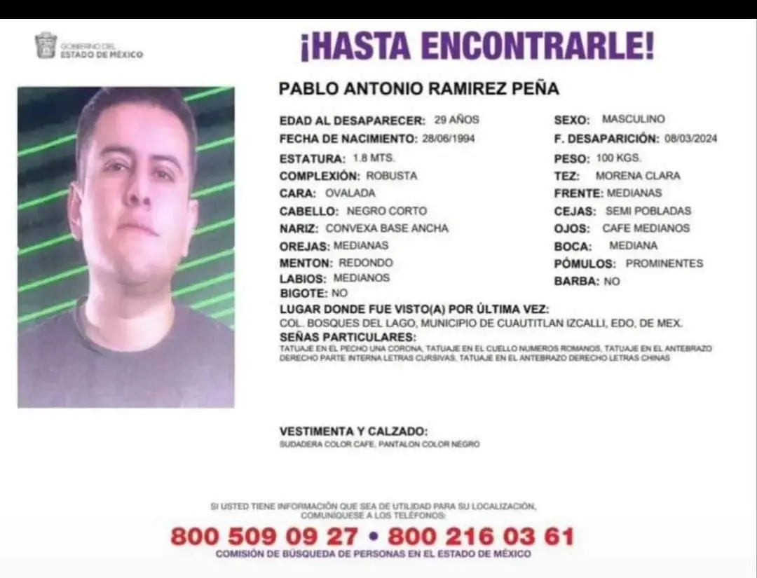 Bloquean periférico a la altura del Parque Naucalli por la desaparición de una persona