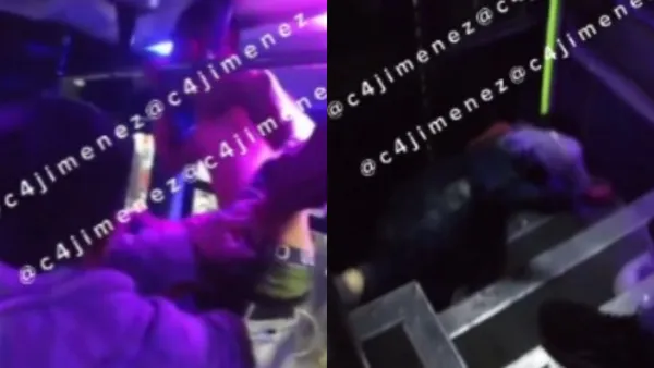 Así fue como pasajeros dan paliza a ladrones en la Agrícola Oriental en Iztacalco.