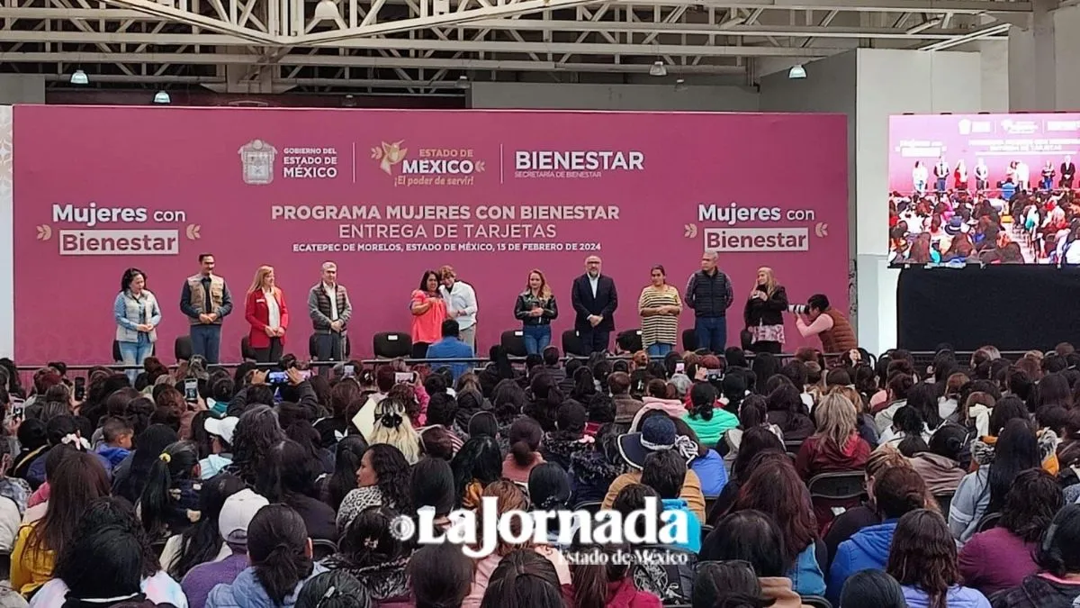 Ecatepec: Delfina Gómez llama a beneficiarias a crear ambientes socialmente sanos