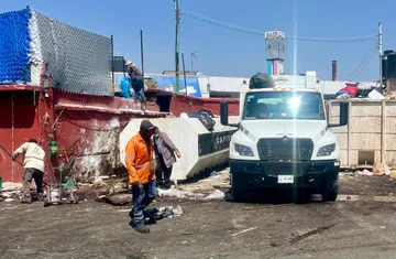 Problema de basura continua en Mercado Juárez