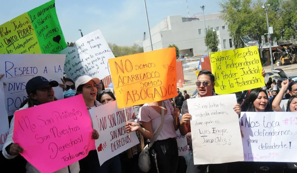 Trabajadores del Poder Judicial se van a paro