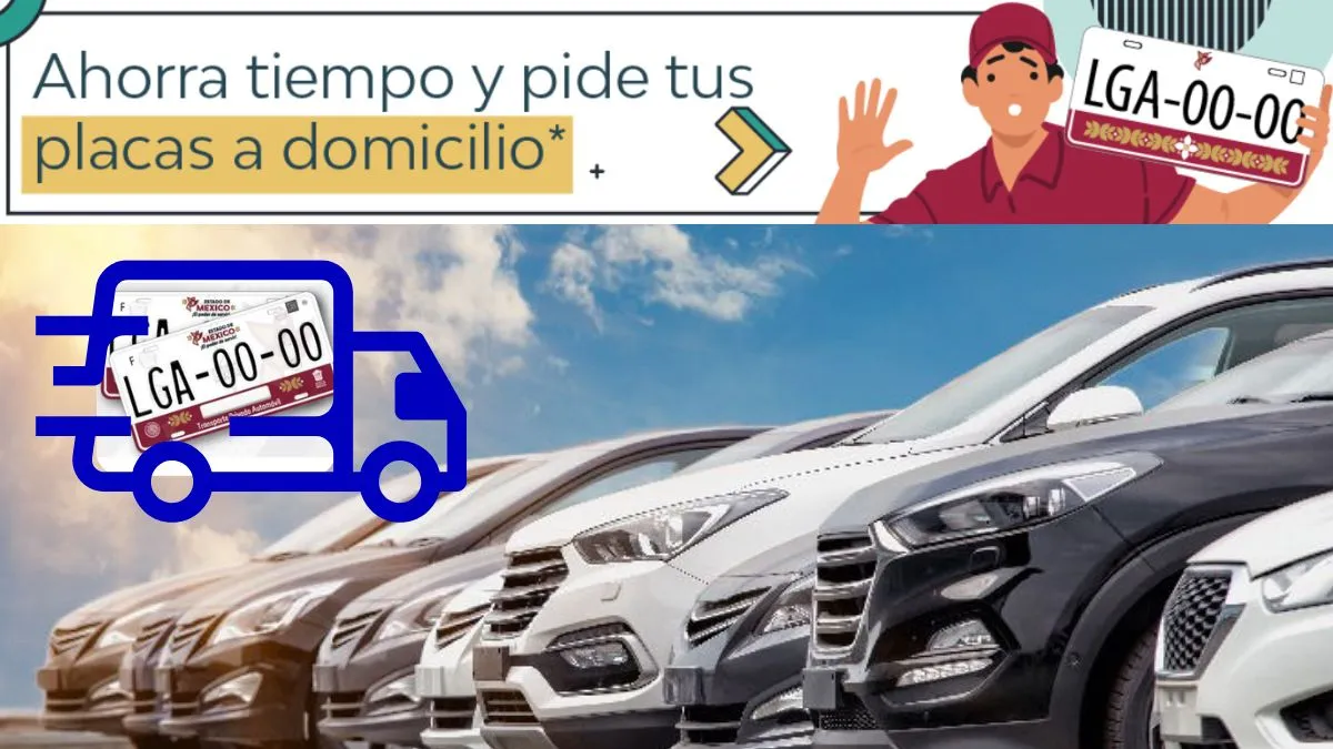 Entrega de placas a domicilio ¿Cómo hacerlo en línea en Edomex?