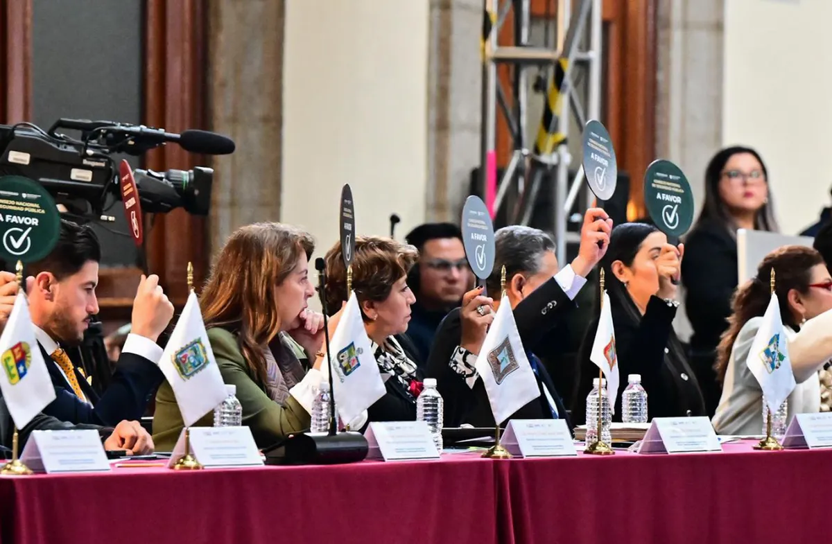 Delfina Gómez Álvarez respalda acuerdos nacionales de seguridad