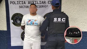 Un hombre de 36 años fue capturado por la Policía Auxiliar en la Agrícola Oriental.