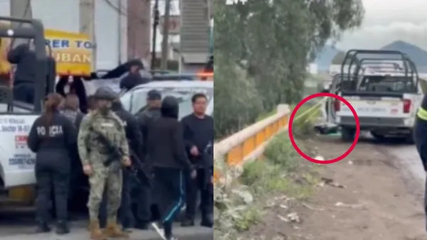 Torso y restos humanos fueron hallados en dos puntos del Estado de México con diferencia de poco más de una hora.