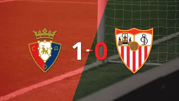 Sevilla perdió 1-0 ante Osasuna