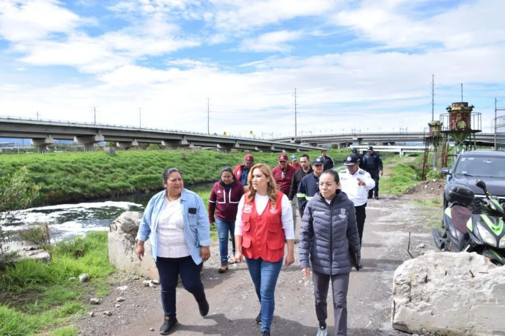 San Mateo Atenco mantiene monitoreo permanente del río Lerma y refuerza acciones de prevención ante temporada de lluvias