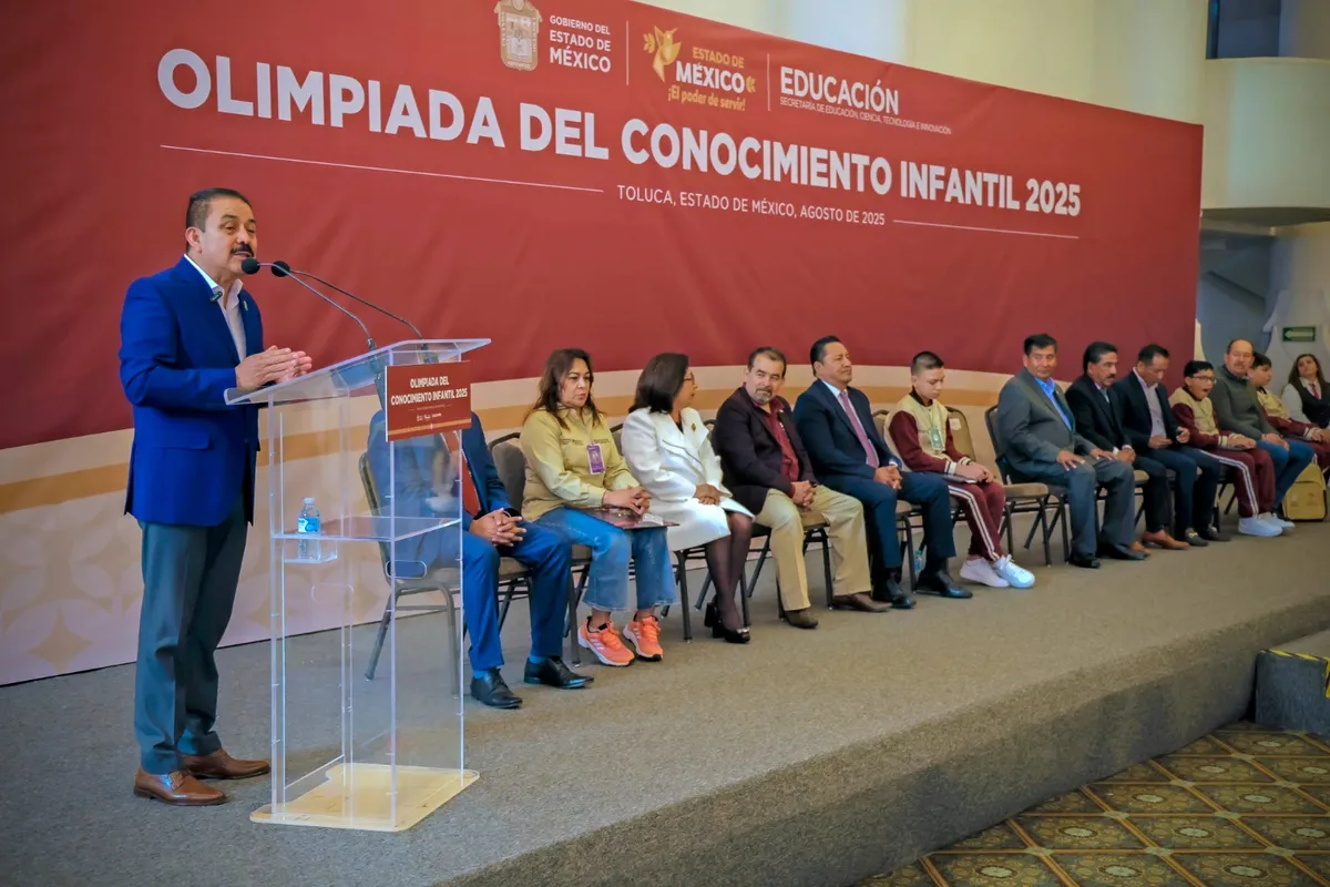 Reconocen a ganadores de la Olimpiada del Conocimiento Infantil 2025