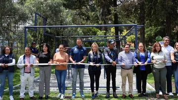 Huixquilucan impulsa el deporte al aire libre con la entrega de más de 40 gimnasios de calistenia