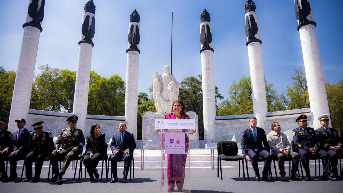 Clara Brugada reconoce valentía y compromiso de la policía capitalina