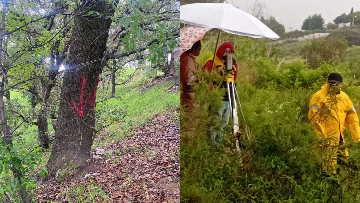 Vecinos de Atizapán denuncian intento de ocupación de un predio con riesgo geológico