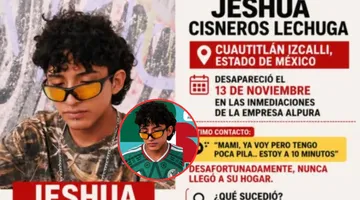 Madre de Jeshua Cisneros acusa a Alpura de ocultar videos de su desaparición