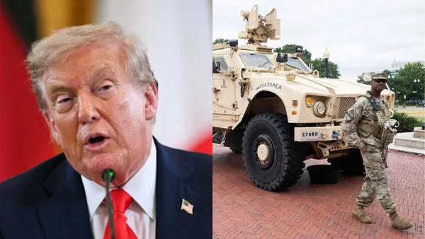 Donald Trump afirmó que saldrá a patrullar Washington acompañado por la policía y la Guardia Nacional.