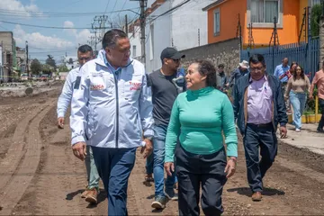 Supervisa Ricardo Moreno avance del 60% en la rehabilitación de la Avenida del Trabajo