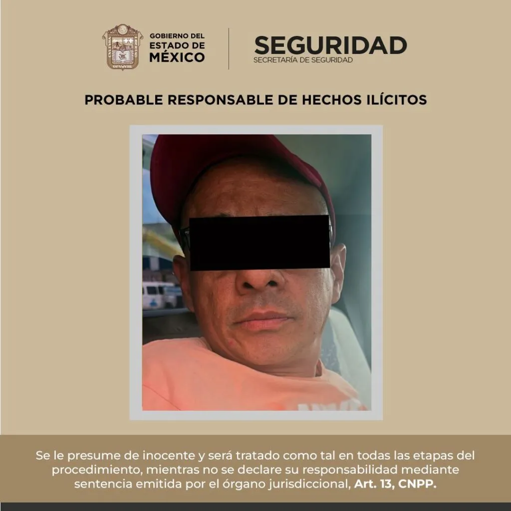 Detienen en Ixtapaluca a presunto responsable de múltiples robos a tiendas de conveniencia