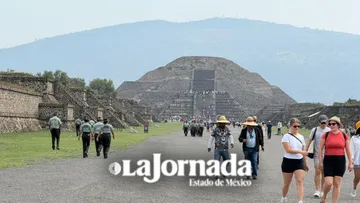 Mundial llena Teotihuacán por las mañanas; por las tardes disminuye la afluencia